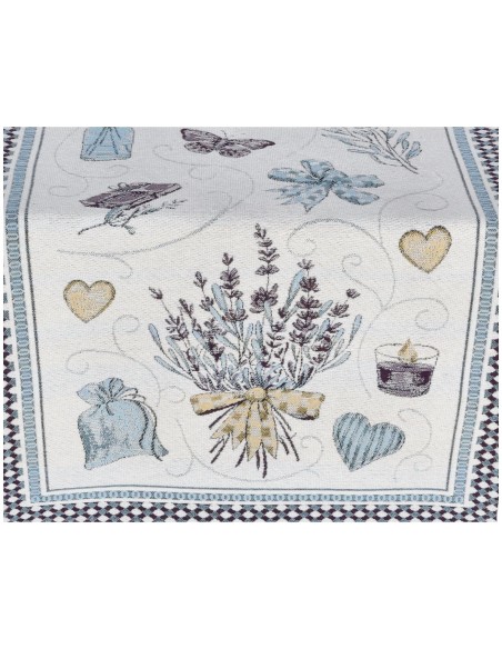 Tovaglietta centrotavola quadrata o runner tavolo LAVANDA