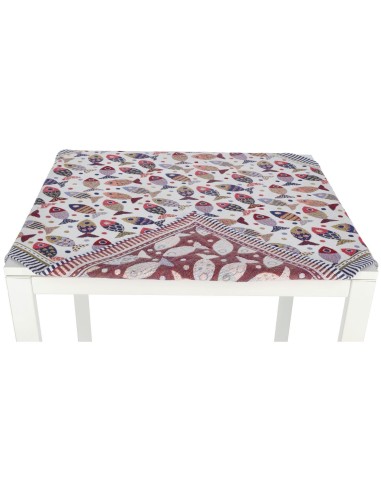 Plaquette carrée ou chemin de table PESCI