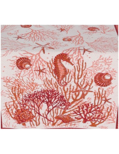 Mantel individual cuadrado o camino de mesa CORALLO