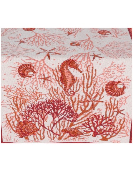 Tovaglietta centrotavola quadrata o runner tavolo CORALLO