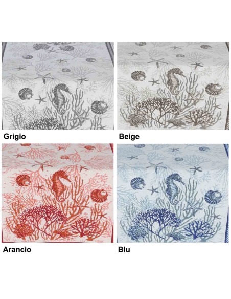 Tovaglietta centrotavola quadrata o runner tavolo CORALLO