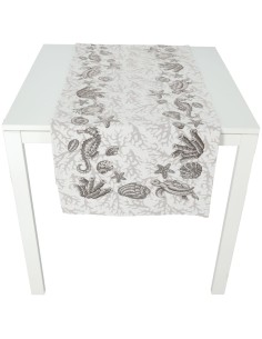 Mantel individual o corredor de mesa cuadrado CONCHIGLIE