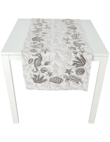 Mantel individual o corredor de mesa cuadrado CONCHIGLIE