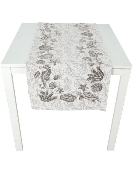 Mantel individual o corredor de mesa cuadrado CONCHIGLIE