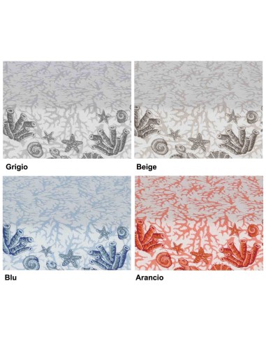 Plaque carrée napperon ou chemin de table CONCHIGLIE