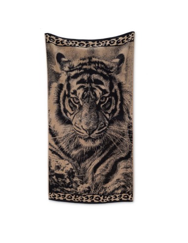 Serviette de plage en coton égyptien 90X165 cm. SAFARI