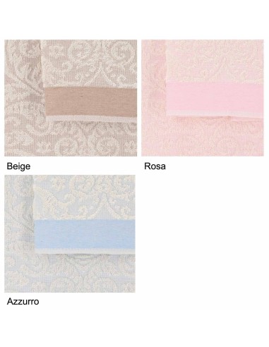 Paire de serviettes pour le visage et bidet REBECCA