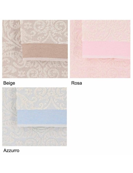 Paire de serviettes pour le visage et bidet REBECCA