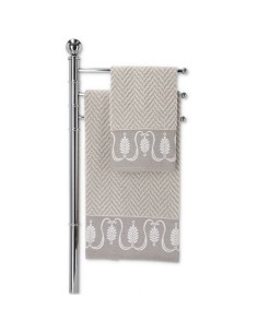 Paire de serviettes de toilette et bidet ANGELICA