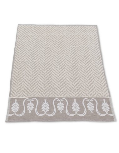 Paire de serviettes de toilette et bidet ANGELICA