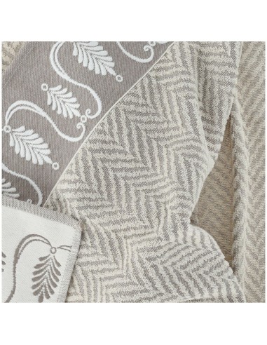 Paire de serviettes de toilette et bidet ANGELICA