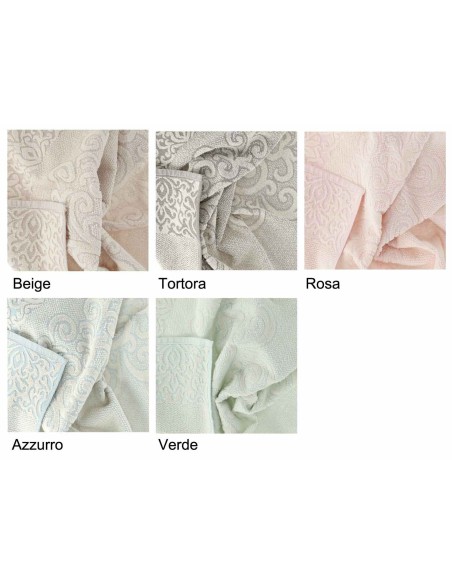 Paire de serviettes d'éponge ROSITA