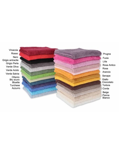 Ensemble de serviettes de bain en coton 100x150 cm. 5 pièces SOFIA