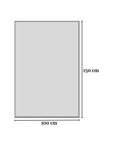 Ensemble de serviettes de bain en coton 100x150 cm. 5 pièces SOFIA