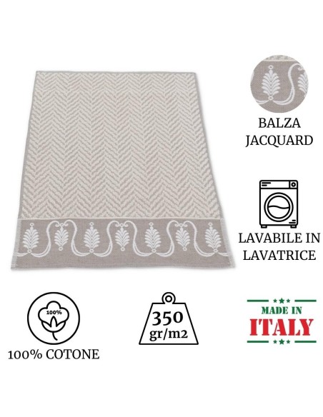 Paire de serviettes de toilette et bidet ANGELICA