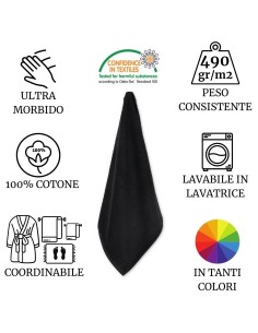 Set de 6 serviettes de bain serviettes visage ou invité SOFIA 2