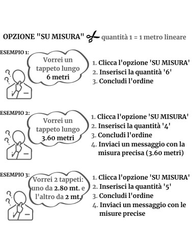 Tapis de cuisine antidérapant MAIOLICHE LISCIO