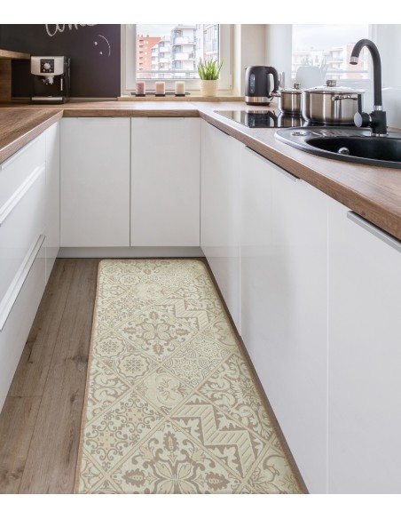 Rutschfester Küchenteppich MAIOLICHE LISCIO