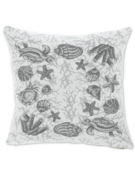 Housse coussin Chenille pour canapé CONCHIGLIE