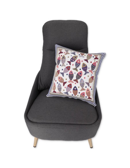 Housse coussin Chenille pour canapé PESCI