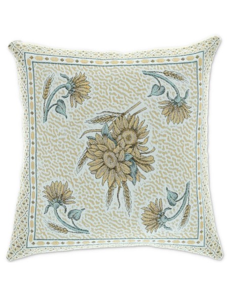 Funda de cojín de chenilla para sofá GIRASOLE