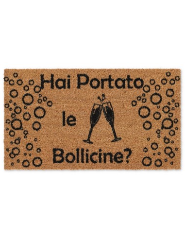 Zerbino Rettangolare in cocco cm. 40X70 ALLEGRO BOLLICINE