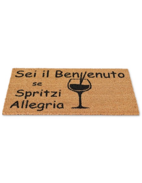 Zerbino Rettangolare in cocco cm. 40X70 ALLEGRO SPRITZ