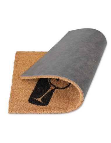 Zerbino Rettangolare in cocco cm. 40X70 ALLEGRO VINO NEW naturale