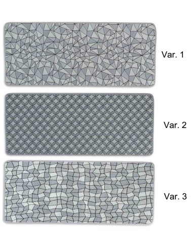 Silver tapis de cuisine largeur 50 cm.