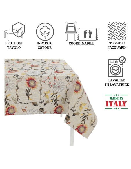 Tischdecke Tischdecke aus Baumwollmischung JAMAICA LUXORY