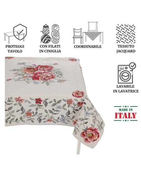 Chenille Jacquard Tischdecke platziert Tischdecke INCANTO