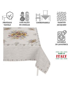 Mantel colocado en CHENILLE SUNLIGHT 2