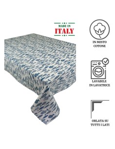 Mantel cuadrado y rectangular de algodón PESCIOLINI 2