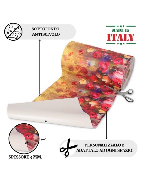 Tapis de glissement antidérapant de 52 cm de large. Z DIGITAL découpe brute