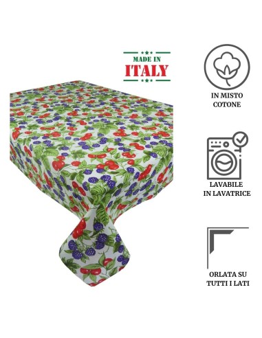 Nappe carrée et rectangulaire en coton MORE