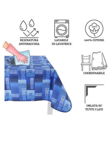 Eldorado 6 places nappe 140 cm