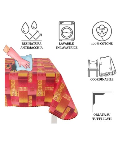 Eldorado nappe de places 4 140 x 140 cm