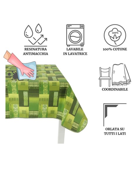 Eldorado cm140X230 nappe de 12 places