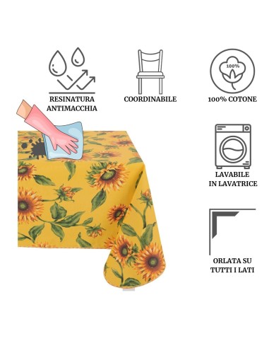 Gran sole Carico'd ' Amore redonda 160 cm mantel