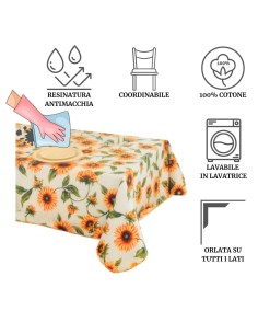 mantel de plazas 6 Gran sole Carico d ' amore ' ' 140 X 180 2