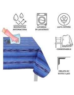 Ikarus linge de table 6 places 140 x 180 cm 2