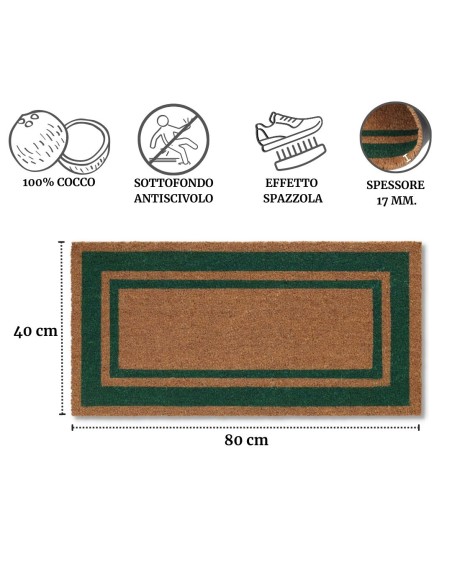 Cm SUPER felpudo de coco 40 X 80