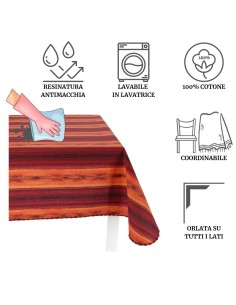 Ikarus 4-Sitzer-Tischtuch 140 x 140 cm 2