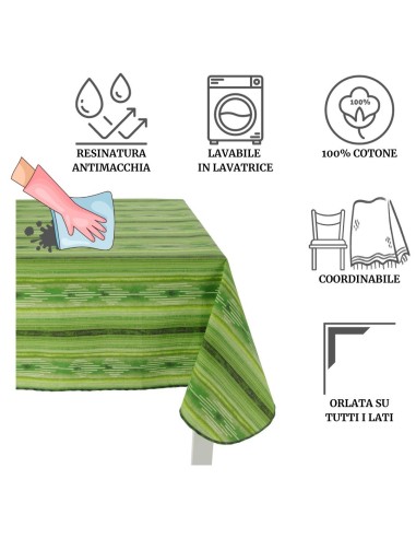 Ikarus 12-Sitzer-Tischtuch 140 x 240 cm