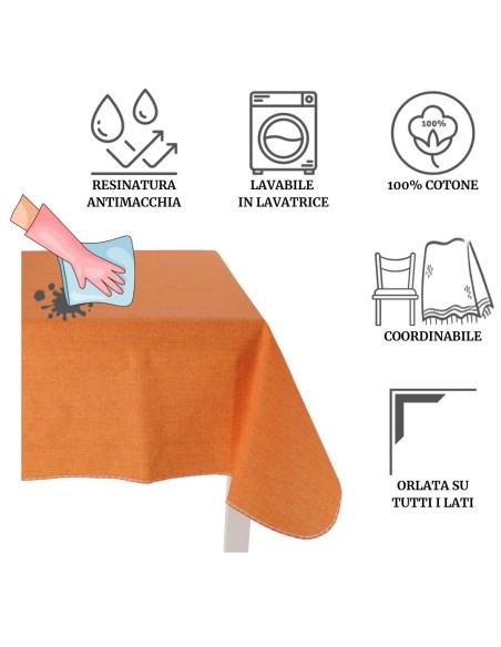 Panama résiné 160 cm ronde nappe.