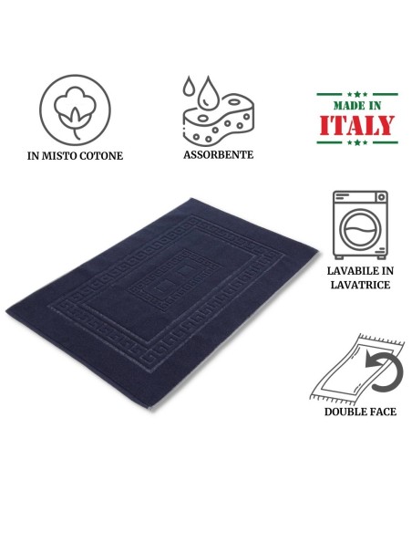 Torino tappeto bagno scendidoccia in spugna 45X60 cm.