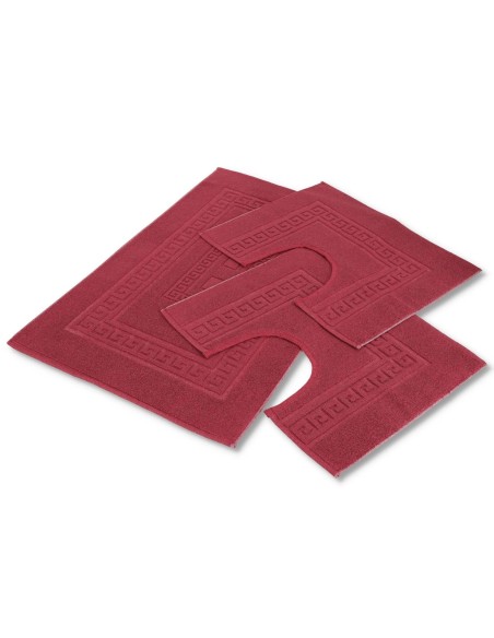 Torino conjunto 3 x 90 cm + 2 Terry alfombras de baño antideslizantes ' ' 60 x 45