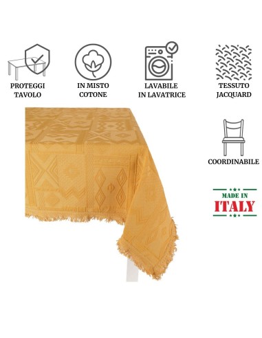 Mexico tovaglia Jacquard Quadrata 180X180 cm