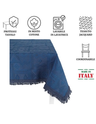 Mexico tovaglia Jacquard Ovale cm 180x240