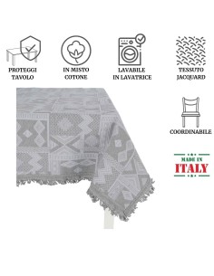 Mexico 6 Sitzer Jacquard Tischdecke ab 140 x 180 cm 2